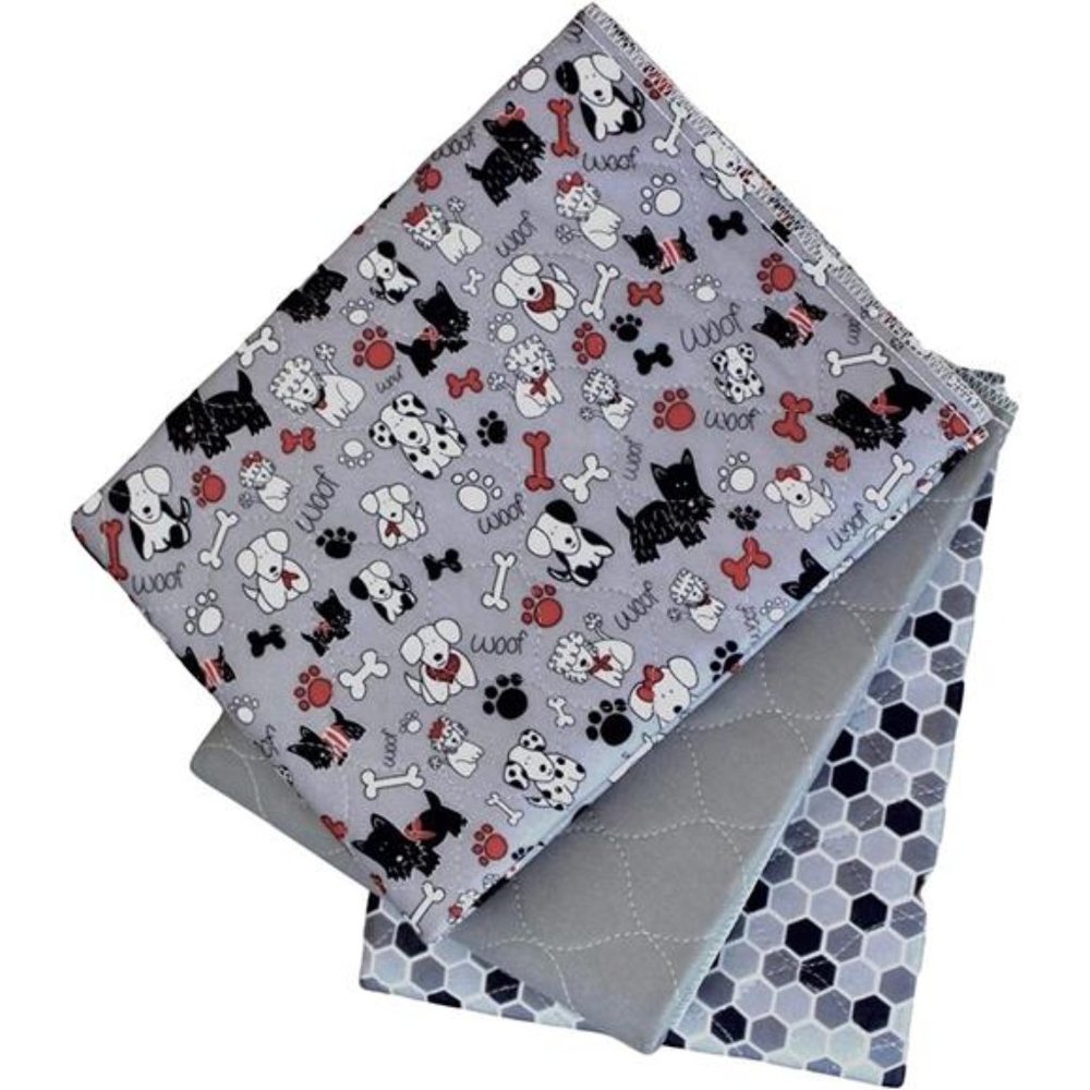 Potty Pads Washable Dog Pee Pads Reusable Puppy Pads Small to Extra Large (M)